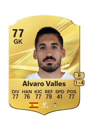 Álvaro Valles - 77 - Rare EA FC 27 card