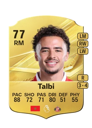 Talbi - 77 - Rare EA FC 27 card