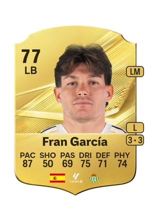 Fran García - 77 - Rare EA FC 27 card
