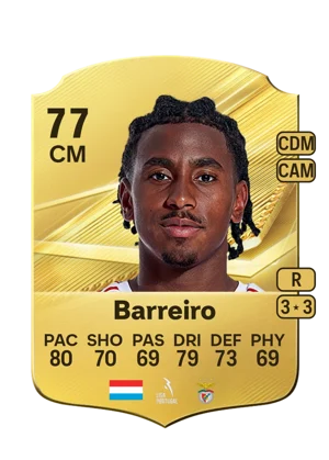 Barreiro - 77 - Rare EA FC 27 card