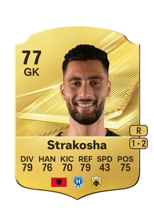 Strakosha - 77 - Rare EA FC 27 card