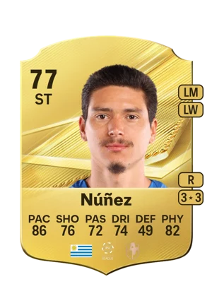 Núñez - 77 - Rare EA FC 27 card