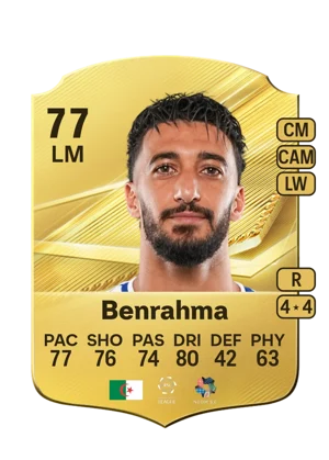 Benrahma - 77 - Rare EA FC 27 card