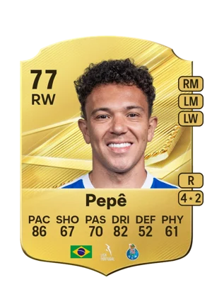 Pepê - 77 - Rare EA FC 27 card