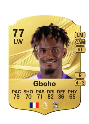 Gboho - 77 - Rare EA FC 27 card