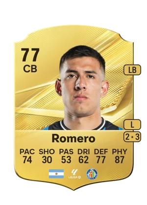 Romero - 77 - Rare EA FC 27 card