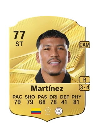 Martínez - 77 - Rare EA FC 27 card