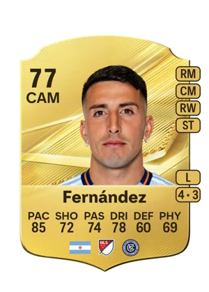 Fernández - 77 - Rare EA FC 27 card