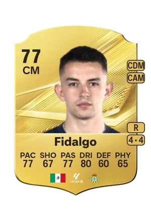 Fidalgo - 77 - Rare EA FC 27 card