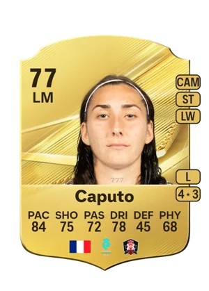 Caputo - 77 - Rare EA FC 27 card
