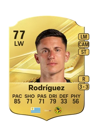 Rodríguez - 77 - Rare EA FC 27 card
