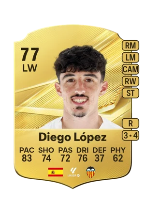 Diego López - 77 - Rare EA FC 27 card