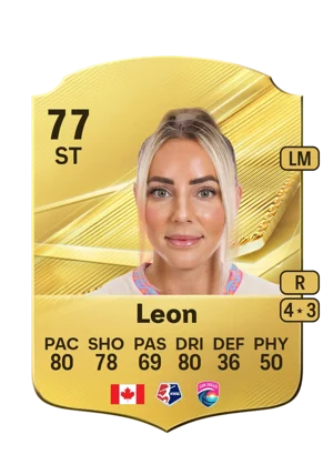 Leon - 77 - Rare EA FC 27 card