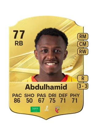 Abdulhamid - 77 - Rare EA FC 27 card