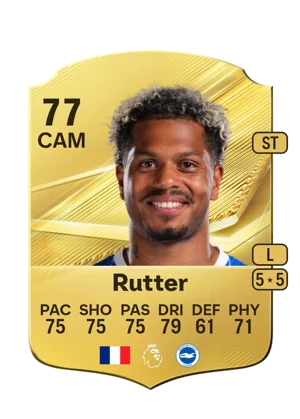 Rutter - 77 - Rare EA FC 27 card