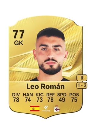 Leo Román - 77 - Rare EA FC 27 card