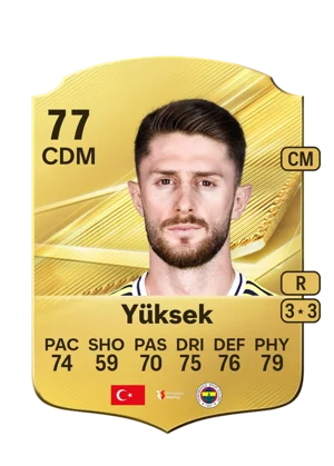 Yüksek - 77 - Rare EA FC 27 card