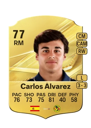 Carlos Álvarez - 77 - Rare EA FC 27 card