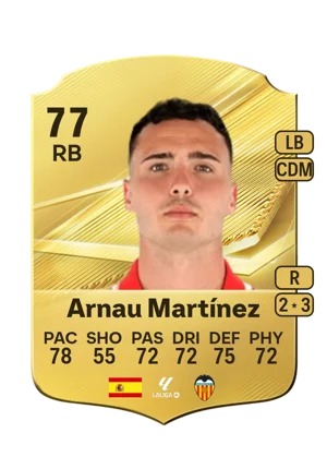 Arnau Martínez - 77 - Rare EA FC 27 card