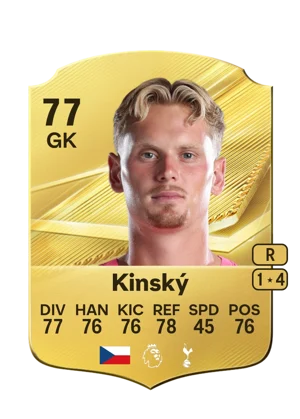Kinský - 77 - Rare EA FC 27 card