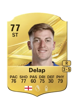 Delap - 77 - Rare EA FC 27 card