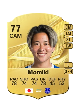Momiki - 77 - Rare EA FC 27 card