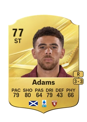 Adams - 77 - Rare EA FC 27 card