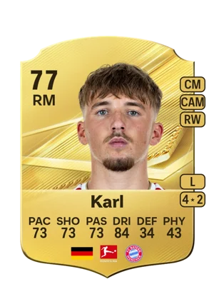 Karl - 77 - Rare EA FC 27 card