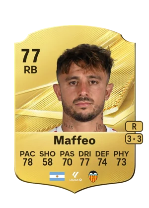 Maffeo - 77 - Rare EA FC 27 card