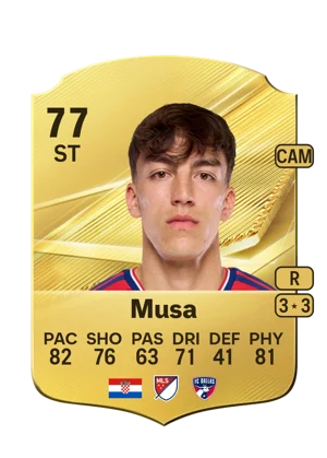 Musa - 77 - Rare EA FC 27 card