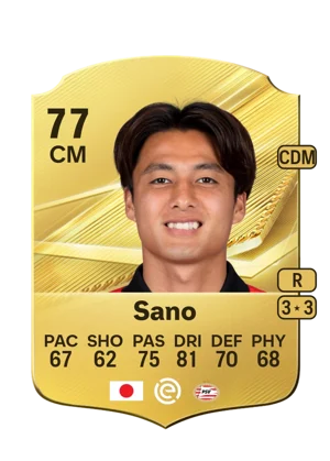 Sano - 77 - Rare EA FC 27 card