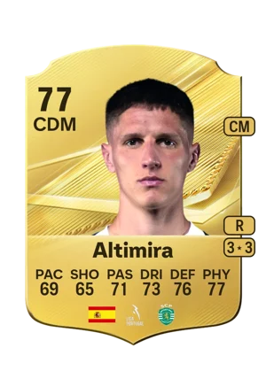 Altimira - 77 - Rare EA FC 27 card