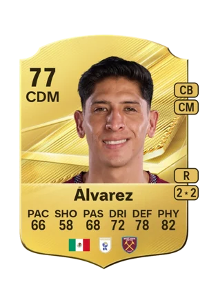 Álvarez - 77 - Rare EA FC 27 card