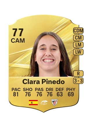 Clara Pinedo - 77 - Rare EA FC 27 card
