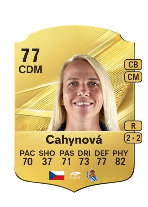 Cahynová - 77 - Rare EA FC 27 card