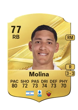 Molina - 77 - Rare EA FC 27 card