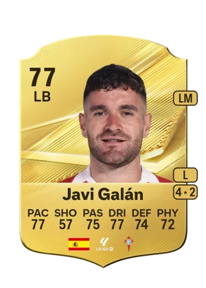 Javi Galán - 77 - Rare EA FC 27 card