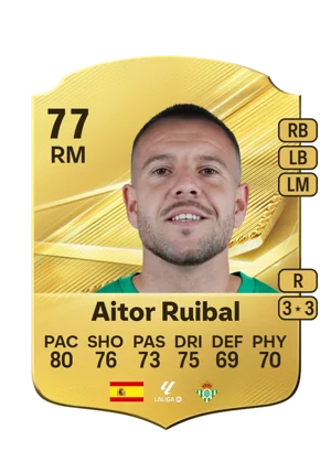 Aitor Ruibal - 77 - Rare EA FC 27 card