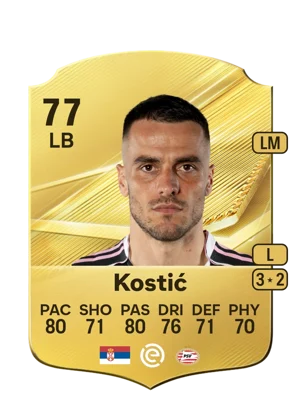 Kostić - 77 - Rare EA FC 27 card