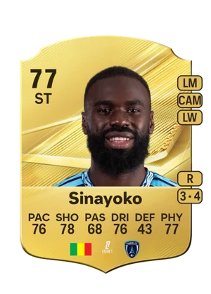 Sinayoko - 77 - Rare EA FC 27 card