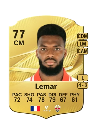 Lemar - 77 - Rare EA FC 27 card