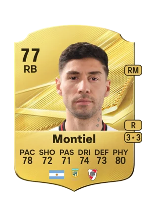 Montiel - 77 - Rare EA FC 27 card