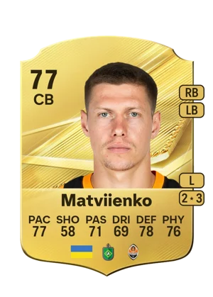 Matviienko - 77 - Rare EA FC 27 card