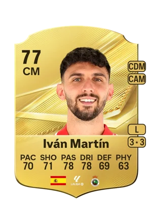 Iván Martín - 77 - Rare EA FC 27 card