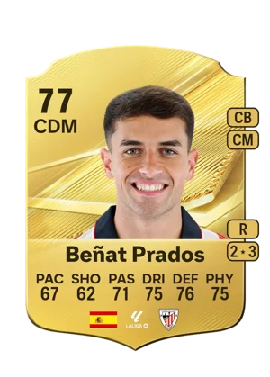 Beñat Prados - 77 - Rare EA FC 27 card
