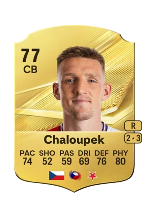 Chaloupek - 77 - Rare EA FC 27 card
