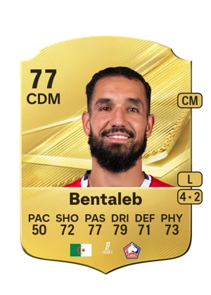 Bentaleb - 77 - Rare EA FC 27 card