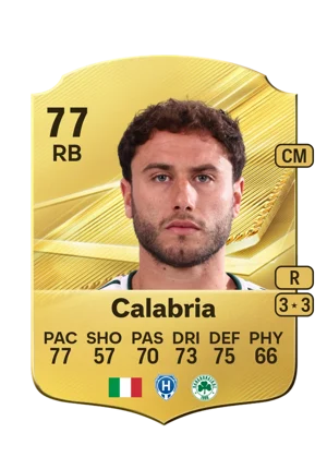 Calabria - 77 - Rare EA FC 27 card