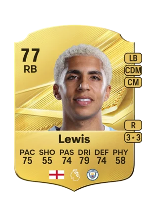 Lewis - 77 - Rare EA FC 27 card