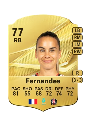 Fernandes - 77 - Rare EA FC 27 card